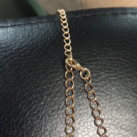 EUC. FACETED ORANGE NECKLACE or wear backwards - Picture 4 of 5